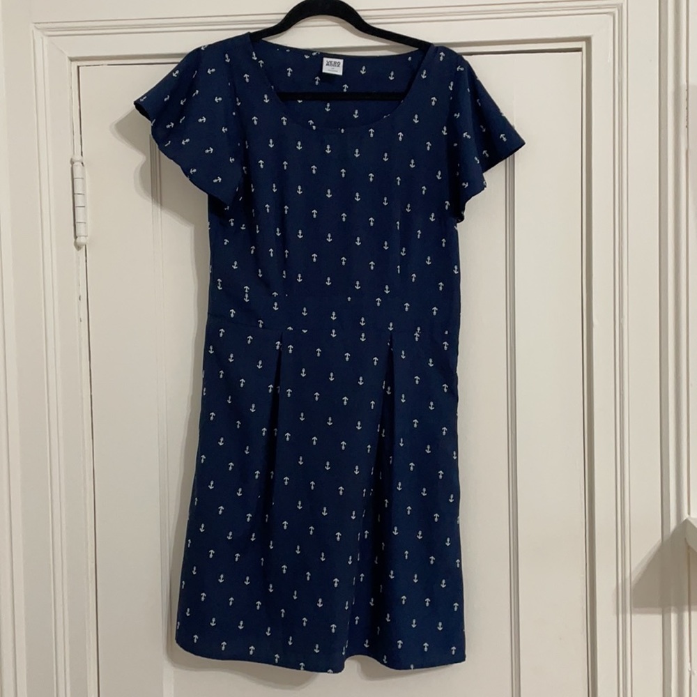 Vero Moda Navy Blue Anchor Dress - Picture 4 of 7